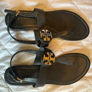 TORY BURCH BLACK SANDALS